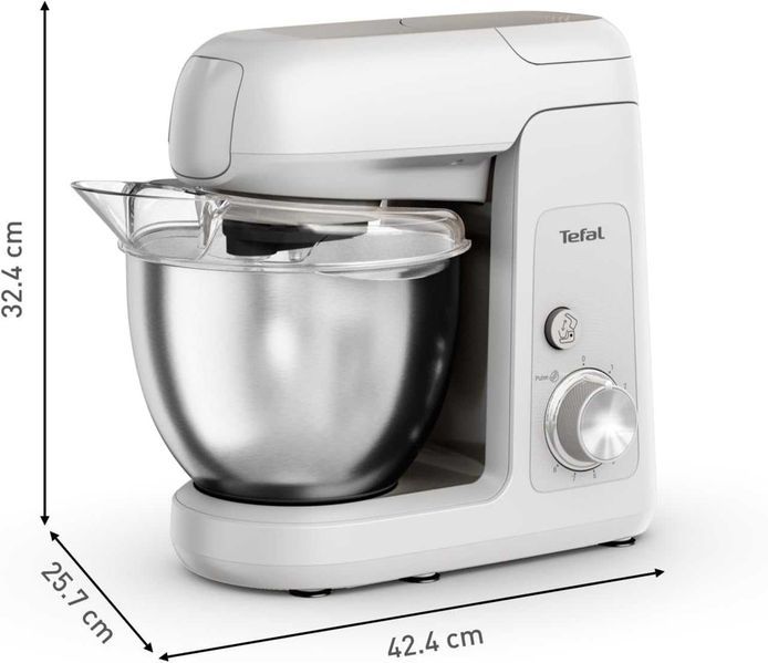 Нов Кухненски Робот Tefal Bake Partner QB525B38, 1100W, Капацитет на Купата 4.6 л, 2 години Гаранция