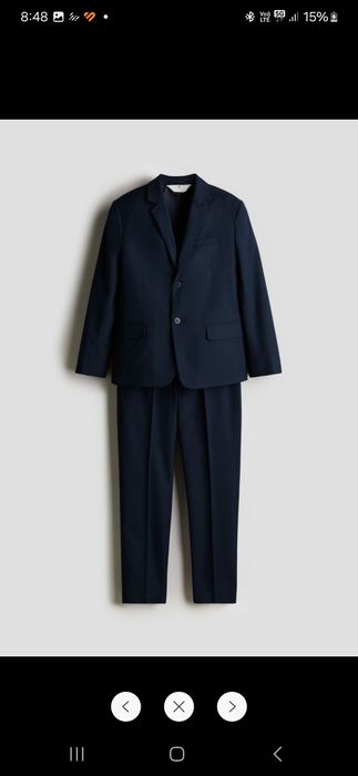 Детско сако H&M 12-13г, риза Benetton