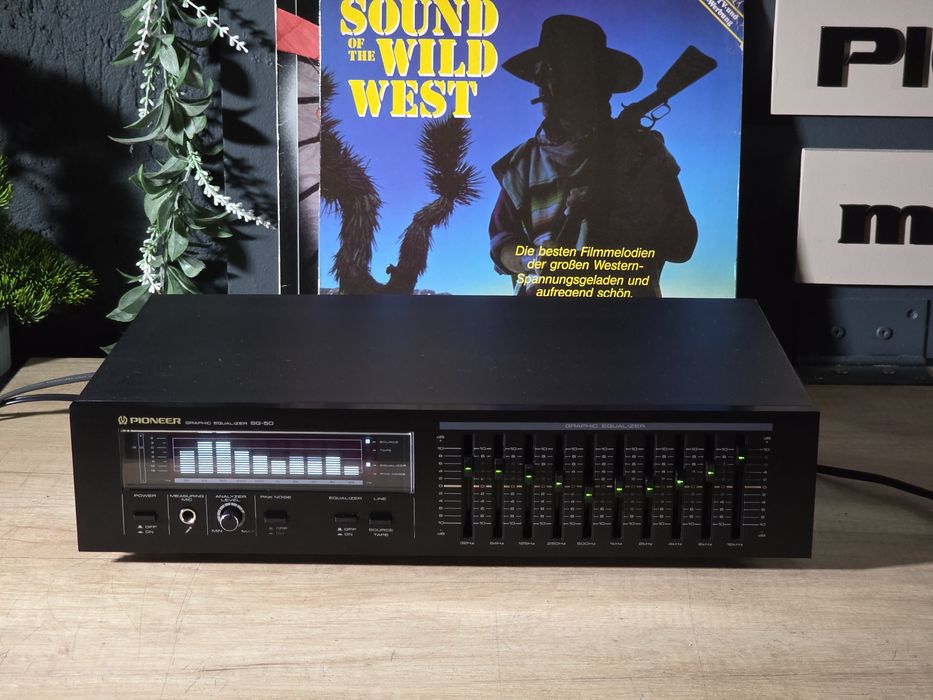 Egalizator PIONEER SG-50, retro hifi audio stereo,  10 band, made in Japan