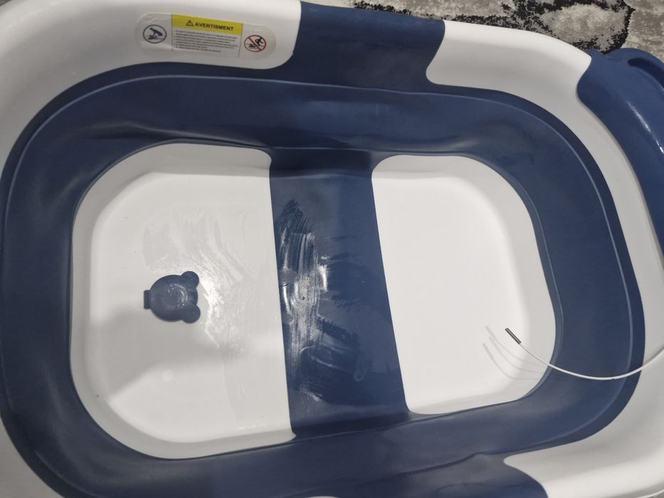 Cadita bebeluși pliabila cu termostat