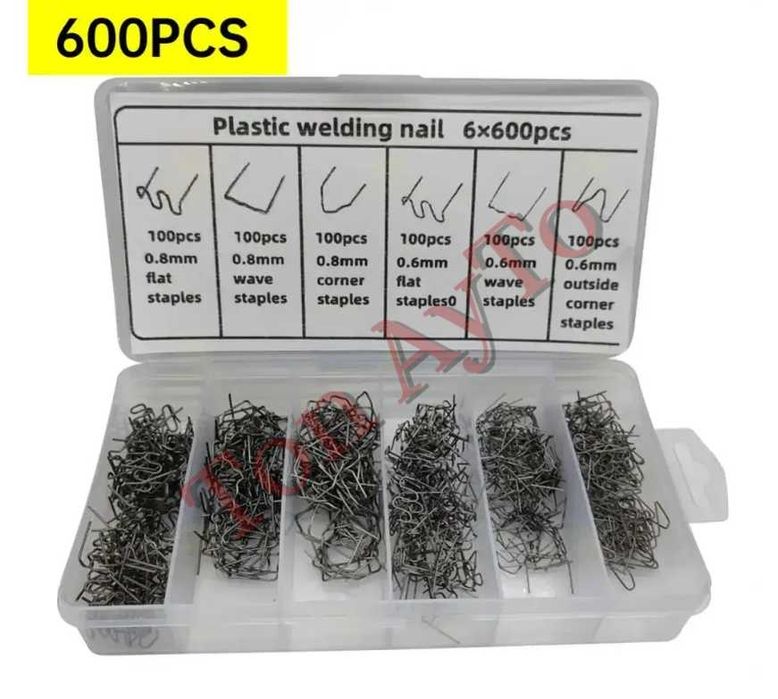 Скоби Телчета за Пистолет за Лепене на Пластмаса 600бр