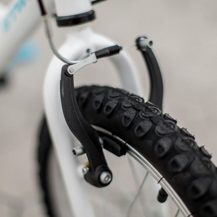 Bicicletă Inuit 100 16" alb copii 105 - 120 - (SecondHand) Decathlon
