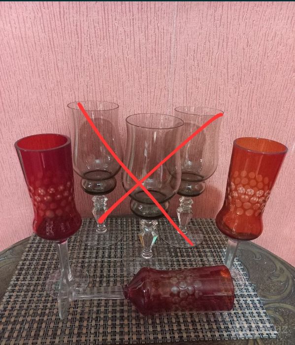 Редкие бокалы, винтаж советской эпохи,см.все фото