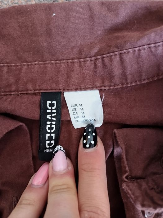 Кафява риза grunge baggy стил