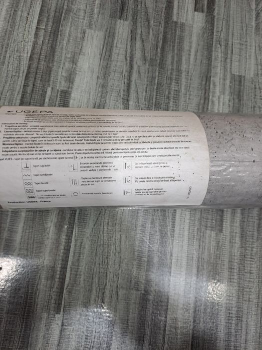 Tapet lavabil Ciment Single, Acier, Palette, Coordonne 5.3mp / rola