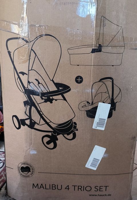 Нов комплект за детска количка Malibu 4 Trio set