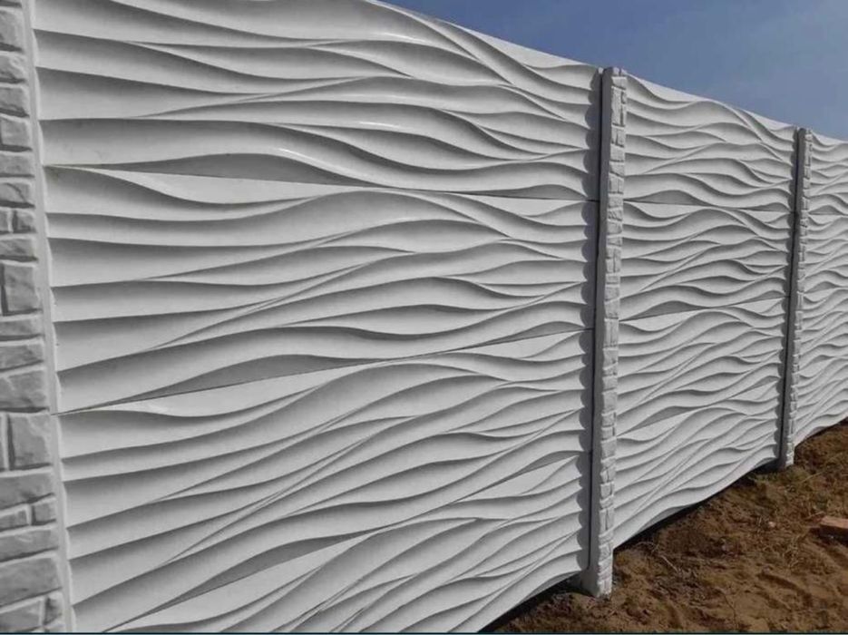 Gard din beton stâlpi de beton capace de beton dale