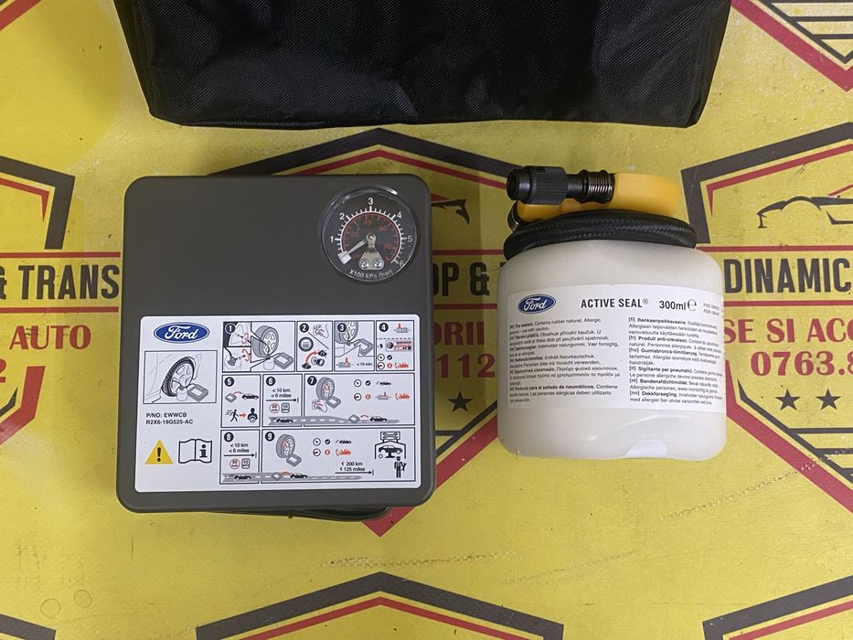 Kit pana compresor auto umflat roti OE Ford neutilizat kit pana 12V120