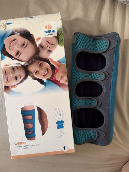 Orteza de genunchi fixa, pediatrica