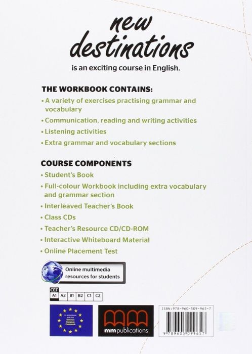 New destination,elementary A1.2 учебник с тетрадка по английски език