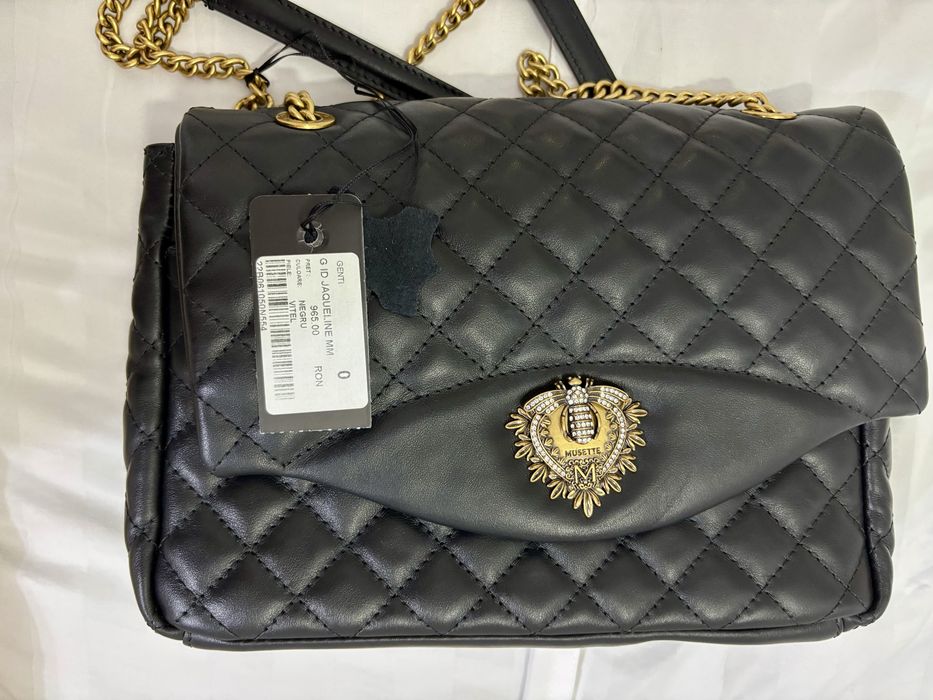 Geantă Musette Jaqueline MM – Nouă cu etichetă și săculeț original