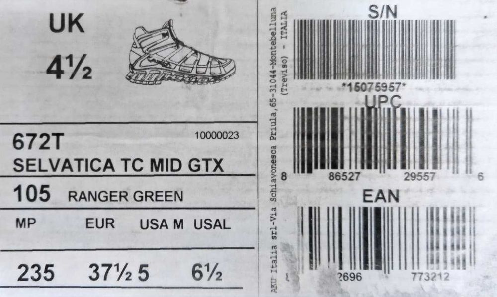 Ghete dama AKU 37.5 GTX combat tactical meindl salomon lowa mammut