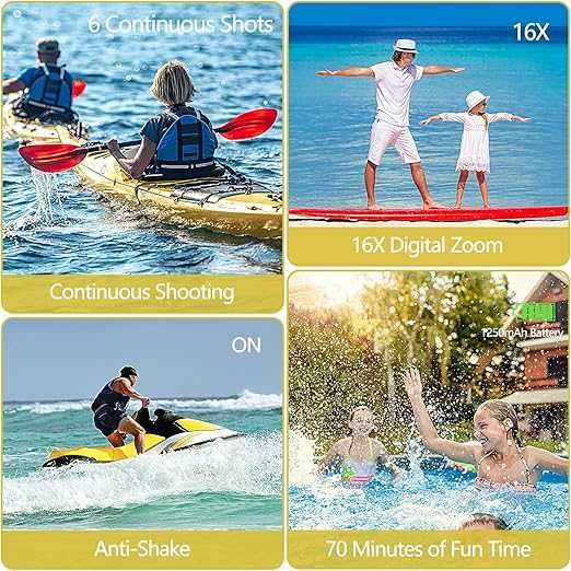 Камера за подводни снимки с двоен екран  YISENCE