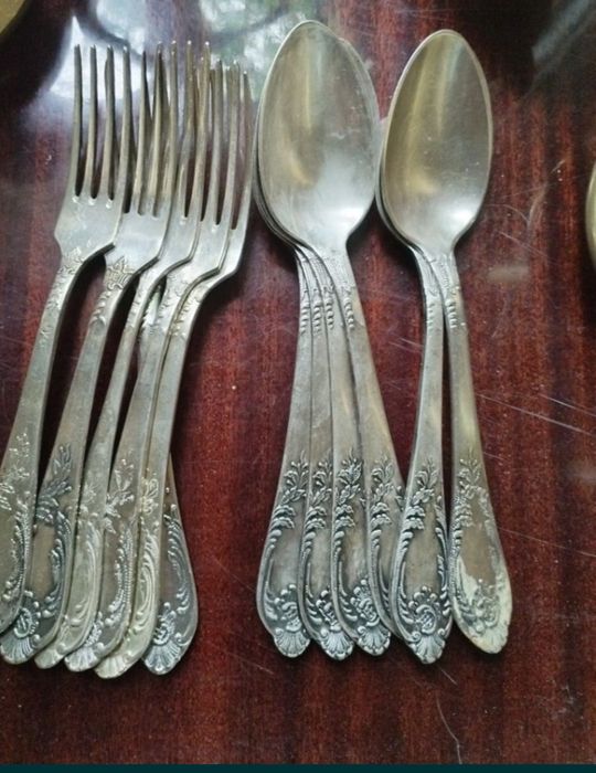 Мельхиор. Рисунок пламя и классика наборами.