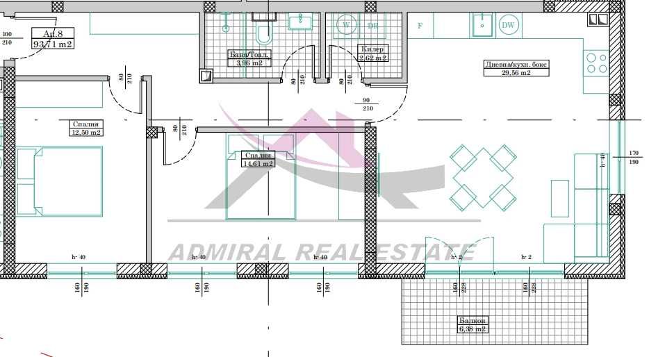 Продава се Тристаен апартамент в Варна, Кайсиева градина - 112 кв.м за 1070 €/кв.м - Снимка #1