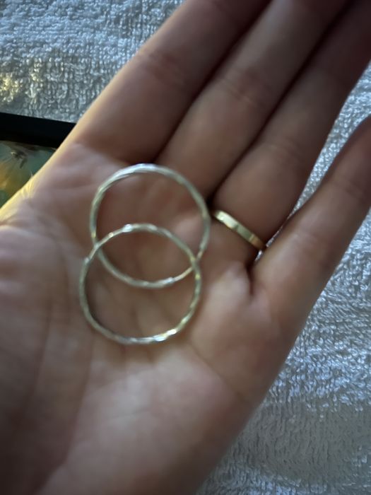 Cercei rotunzi  argint