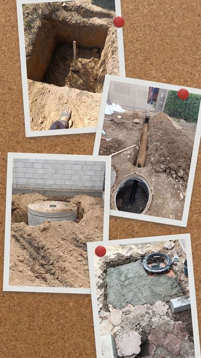 Копка траншей, Септик под ключ,туалет