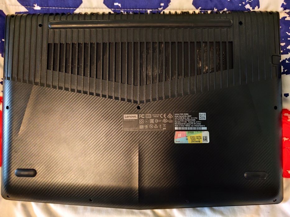 Геймърски лаптоп Lenovo Legion Y520 – i7 / 16GB RAM / RX560 4GB