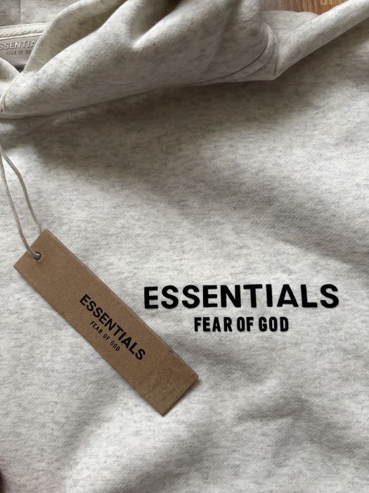 Essentials Hoodie Light Oat Meal