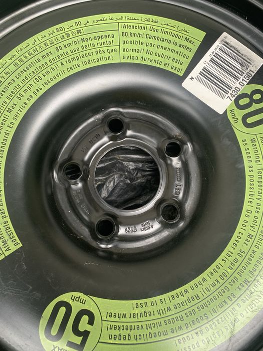 Roata rezerva slim / R17 /  R/ 18/. R19  R/20 Audi vw