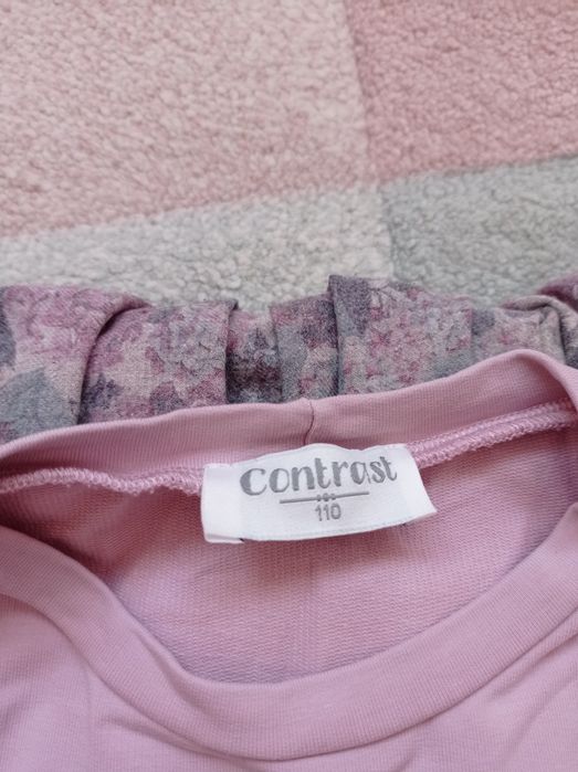 Ефектна детска рокля с панделка