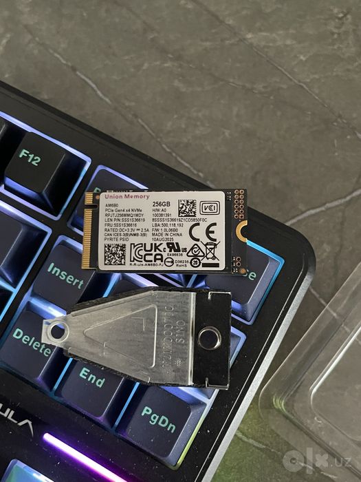 SSD NVME 256 GB gen 4 union memory