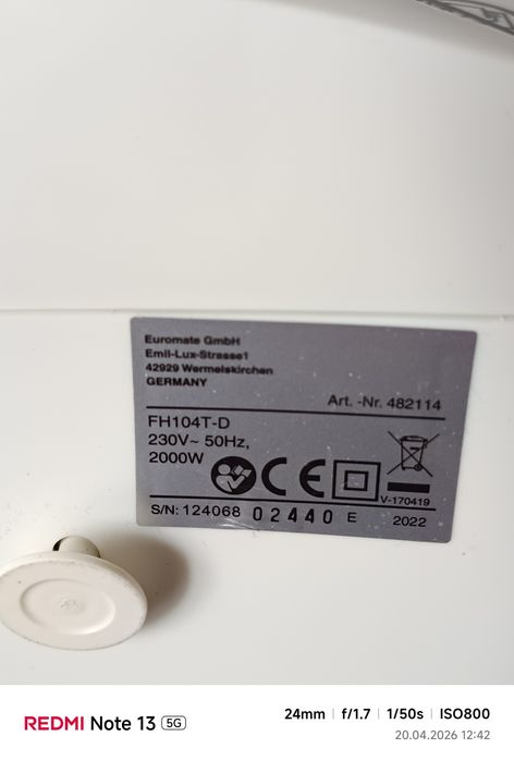 Aeroterma electrica