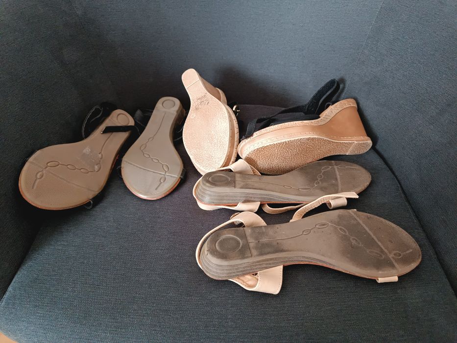 5 perechi sandale marimea 36 (pachet toate)