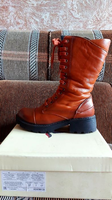 Зимние ботинки натуральные