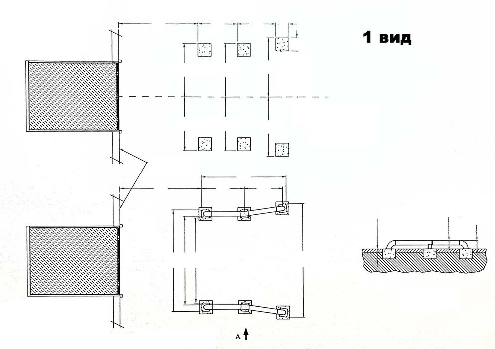 Изработка, доставка и монтаж на водачи за паркиране за товарен пункт.