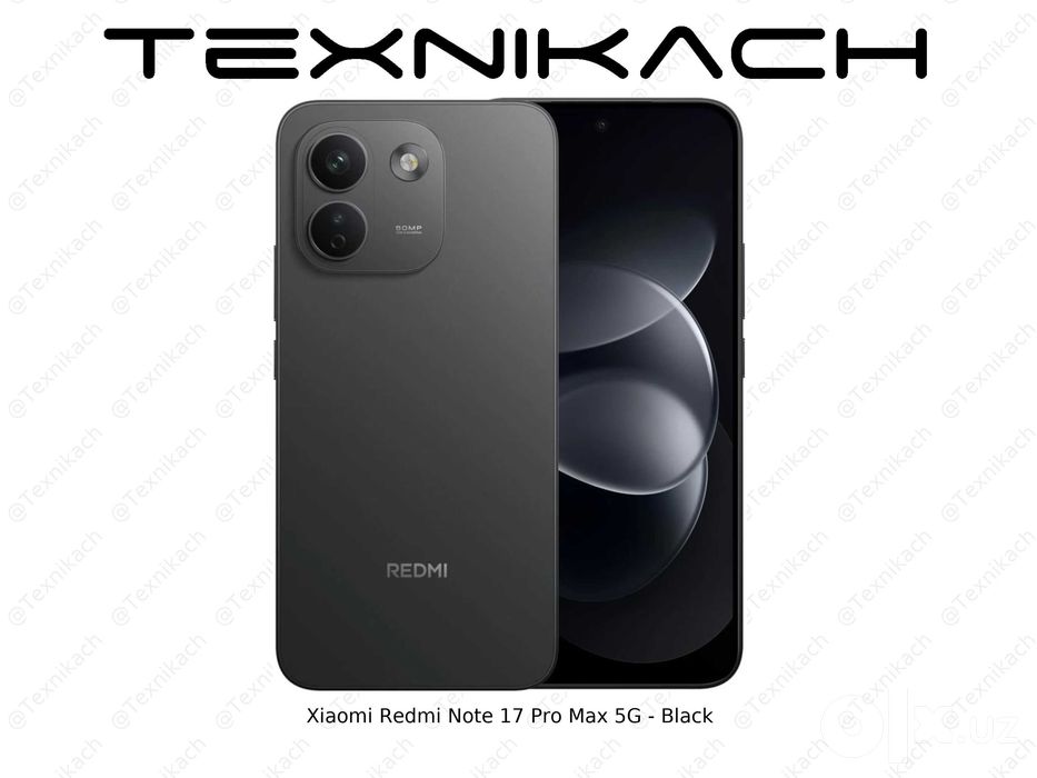 Xiaomi Redmi Note 17 Pro Max 5G • Yetkazib berish • Tekshirib to‘lash