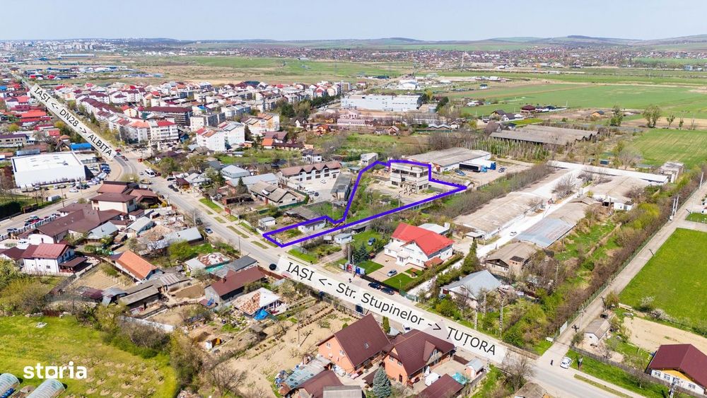 Teren industrial de vânzare 3.800mp Tomești - Iași - Str. Stupinelor