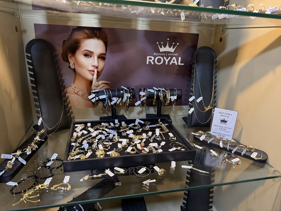 Bijuterii:AUR 14K Inel Bratara Cercei de la 439 lei/gr dama 585 barbat