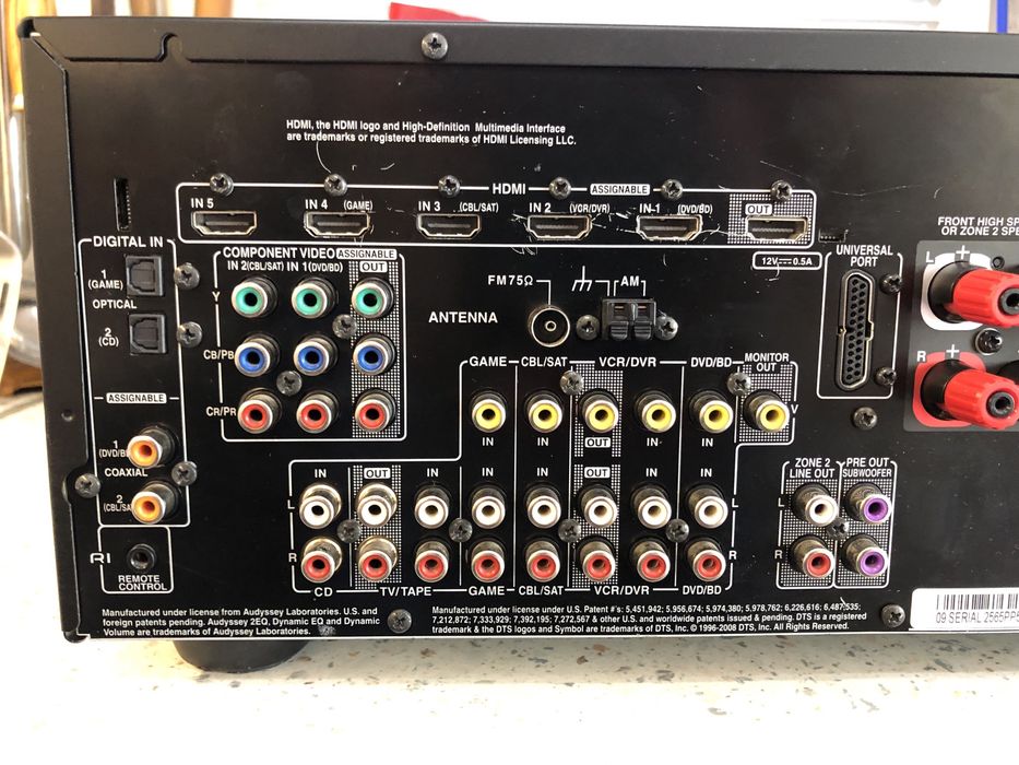 Onkyo TX-SR607 resiver