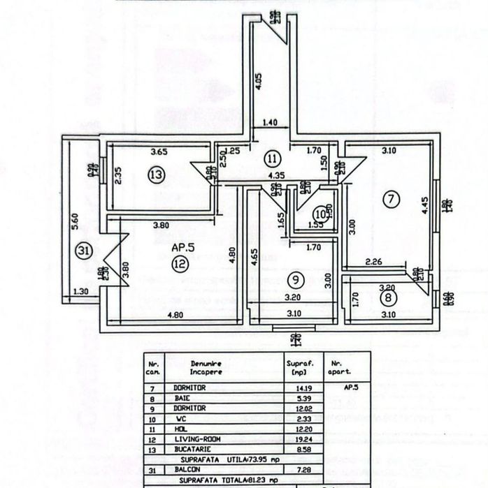 3 camere - 81 mp | Parcare | Centrala Proprie | Dobroesti - Fundeni
