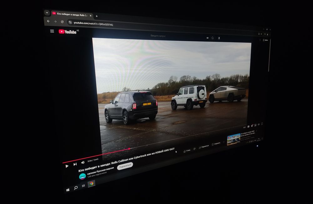 Монитор LED Экран Full HD дисплей