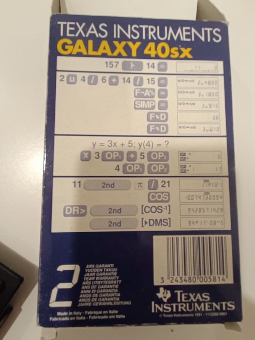 Calculator științific Texas Instruments