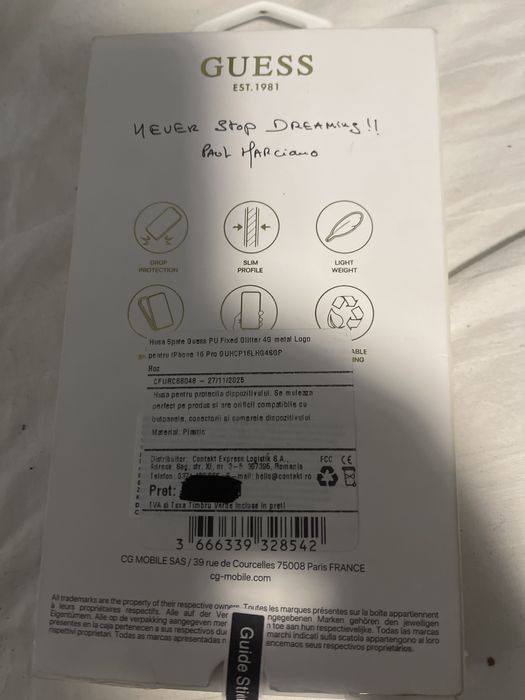 Husă Guss iphone 16 Pro