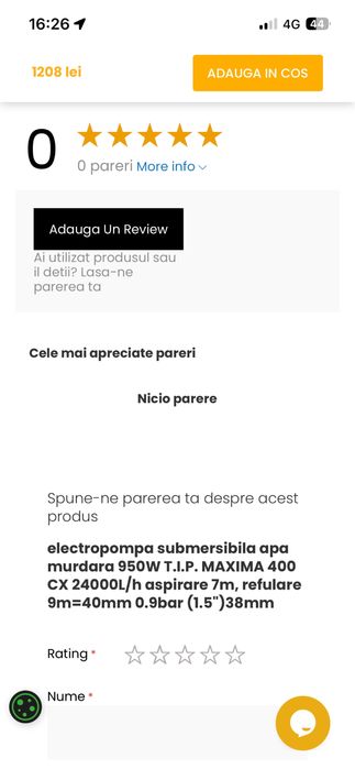 Electropompa Submersibila TIP