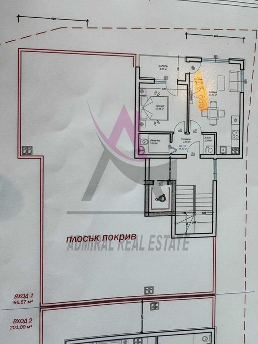Продава се Двустаен апартамент в Варна, Левски - 52 кв.м за 2462 €/кв.м - Снимка #2