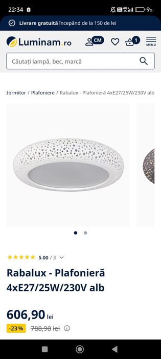 Aplica,Plafoniera ghips