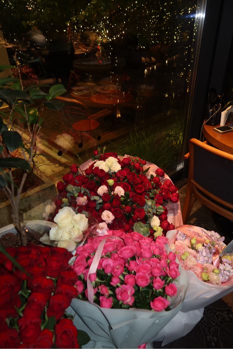 красивые букеты роз