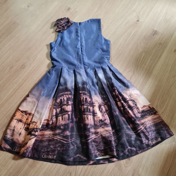 Дънки на ZARA KIDS за момиче, рокля без ръкав