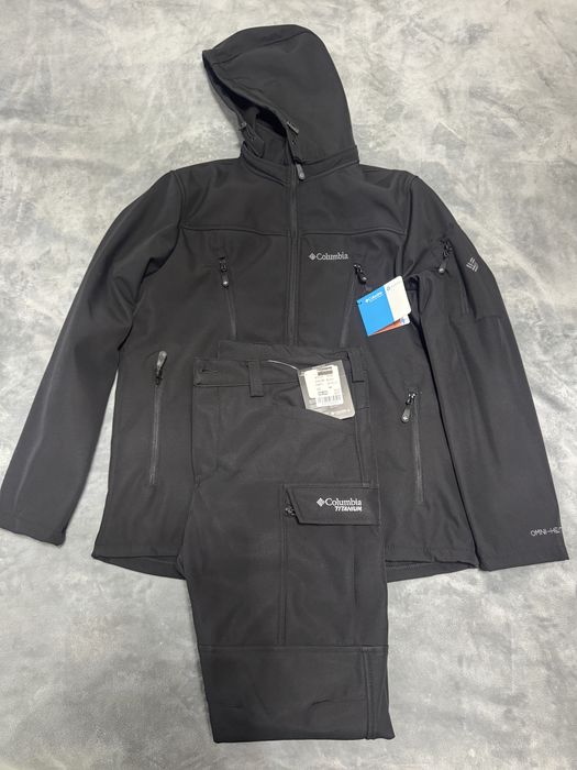 Set Geaca si pantaloni Columbia Softshell Titanium -Omni Heat. L