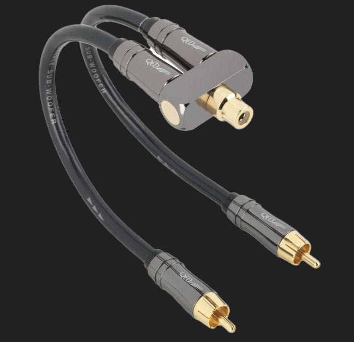 Adaptor audio Rca mama - 2xRca QED Performance Y-SW