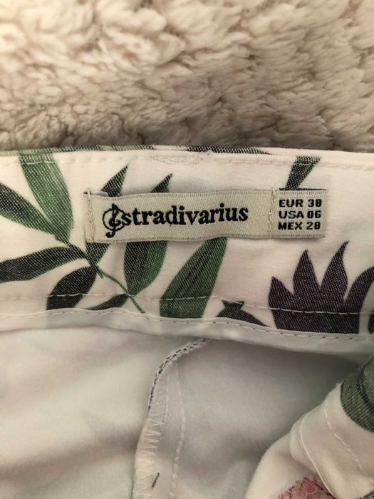 Пролетно-летен панталон, красива шарка на цветя