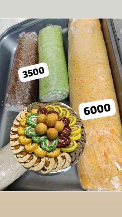 Холодные закуски, рулеты