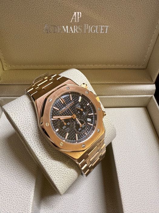 Ceas AP barbati rose negru