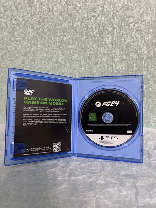 диск FC24 на PS5 фк24