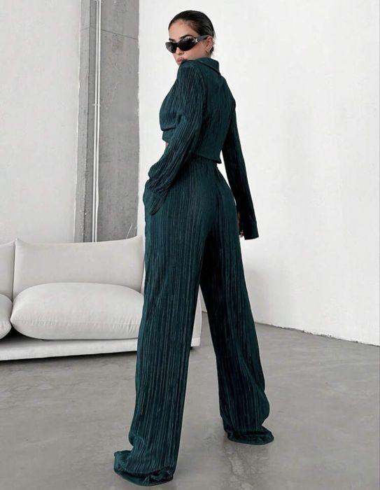 Рипсен сет в зелено